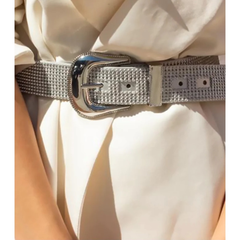 NWT crystal belt